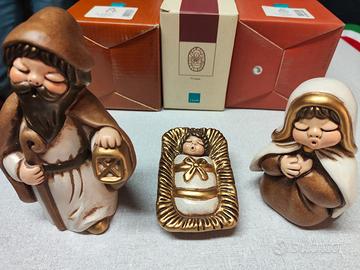 3 statuine Thun sacra famiglia presepe del giubile