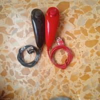 Nintendo Wii - Nunchuk Controller rosso e nero