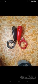 Nintendo Wii - Nunchuk Controller rosso e nero