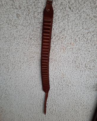 CARTUCCERA IN CUOIO ANNI 60