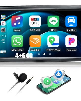 Autoradio Android 13 [4+64G] 9" HD Smart Fortwo