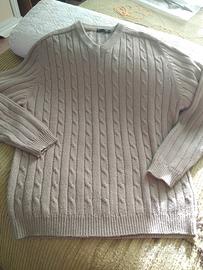 maglione uomo con la v