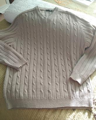 maglione uomo con la v