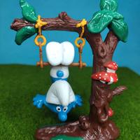 40237 Puffo trapezista su albero