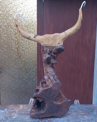 lampada  in legno