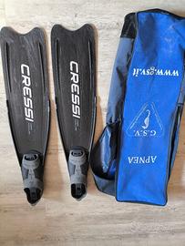 pinne cressi apnea  42-43 taglia 8-9