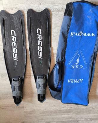pinne cressi apnea  42-43 taglia 8-9