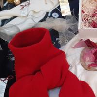 collosciarpa rosso" San Valentino".