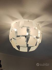 💡 Coppia lampadari di design Fabas Urania – vetro