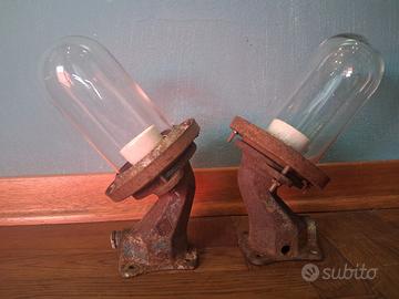 Coppia lampade industriali 