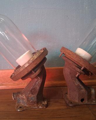 Coppia lampade industriali 