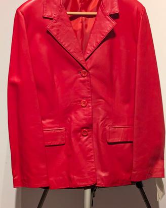 Giacca vera pelle (no plastica) sartoria