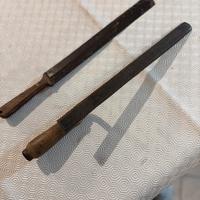 Vecchi coltelli da lavoro