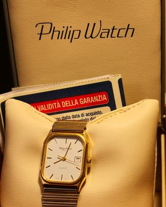 Philip Watch ultra PIATTO, placcato ORO. di Classe