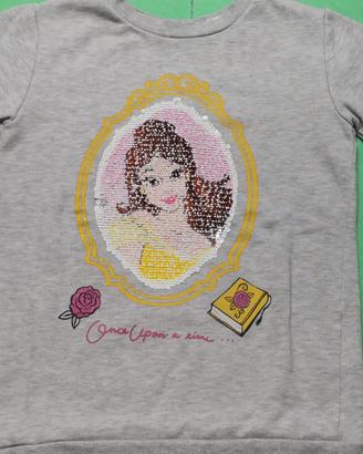 Maglione/felpa bimba 6 anni, La Bella e la Bestia