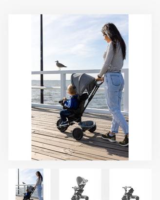 Triciclo Qplay Cosy 4-in-1