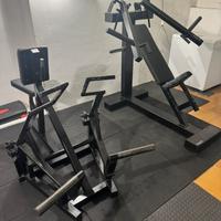 Row machine & incline chest press