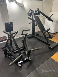 Row machine & incline chest press