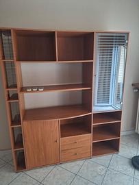 MOBILE IN LEGNO E VETRO 