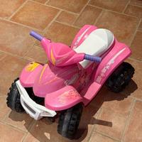 Quad elettrico rosa per bambini – funzionante