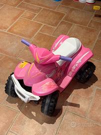 Quad elettrico rosa per bambini – funzionante