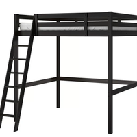 Letto soppalco IKEA con materasso e fondo materass