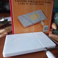 tagliere in marmo bianco 