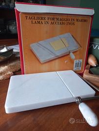 tagliere in marmo bianco 