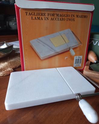 tagliere in marmo bianco 