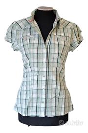 Camicia donna tg. 36 EUR a quadri maniche corte