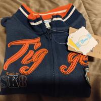 Felpa zip Disney BluKids misura 30 mesi nuova 