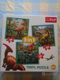 3 puzzle dinosauri