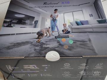 Aspirapolvere Senza Fili X18 500W – 33.000Pa, New 