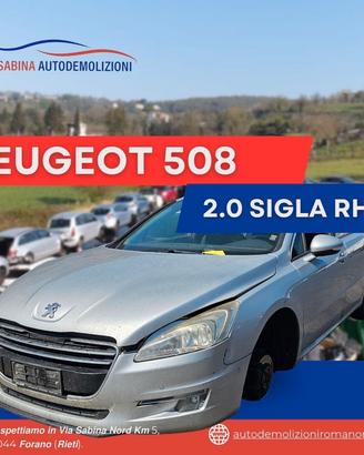 peugeot 508 2.0hdi ricambi usati vettura rottamata