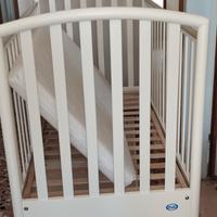 lettino Pali legno bianco