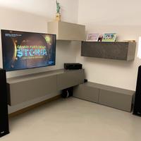 Casse a torre con lettore cd e amplificatore