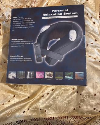 Massaggiatore cervicale con suoni e vibrazione