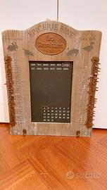 Lavagna da cucina con datario