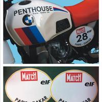 Adesivi tabelle vintage BMW Paris Dakar