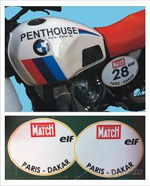 Adesivi tabelle vintage BMW Paris Dakar