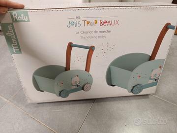 carrello portagiochi in legno