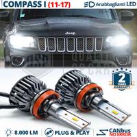 Kit Full LED H11 per JEEP COMPASS CANbus 6000K