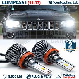 Kit Full LED H11 per JEEP COMPASS CANbus 6000K