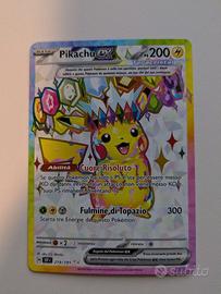 Carta Pokémon Pikachu ex 219/191 RARA