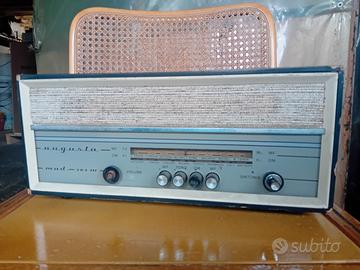 RADIO AUGUSTA A VALVOLE MODELLO 564 MF epoca