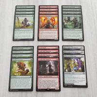 Mazzo carte Magic Verde Rosso AURE Storme Herald