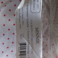 Piumone coordinato per lettino culla Minnie