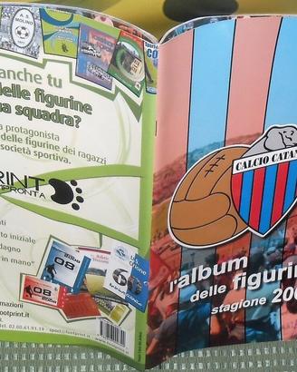 Album figurine vintage calcio Catania serie A 2010