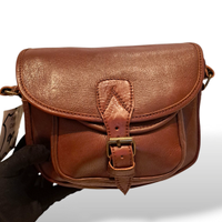 Borsa Donna vintage artigianali marrone Vera pelle