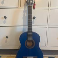 Chitarra classica Stagg blu per bambini